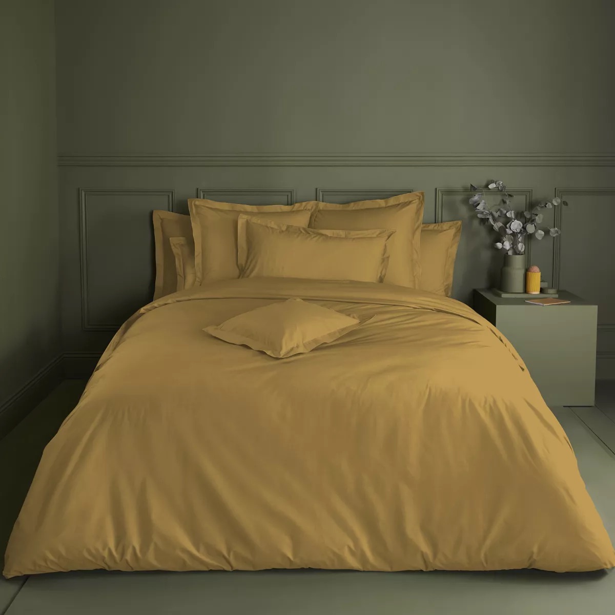 yellow-cotton-percale-90-threads-cm-duvet-cover-olana-safran